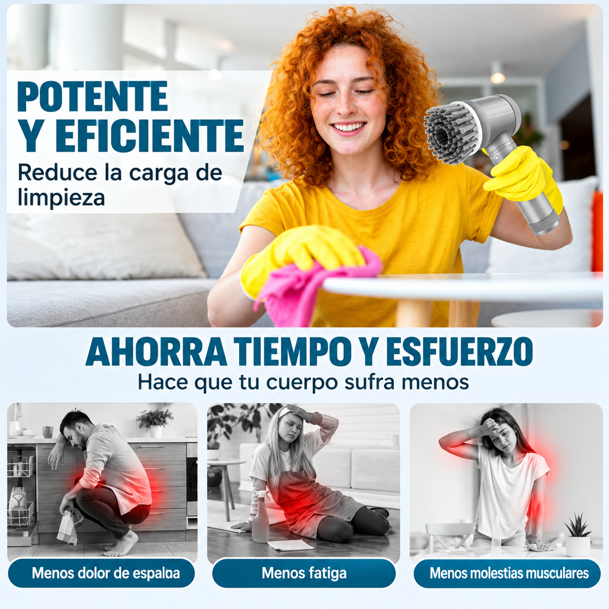 Cepillo Eléctrico Inalámbrico 5 en 1